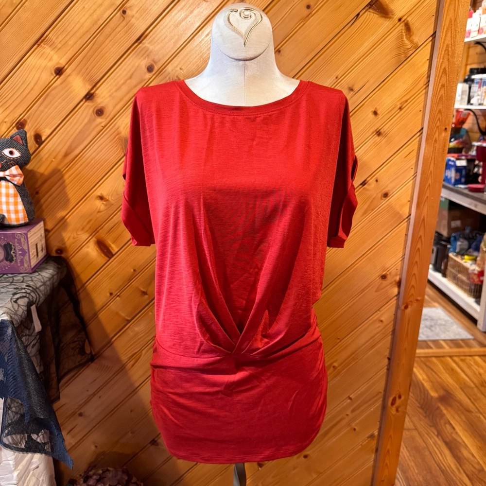 Cato Scarlet Blouse